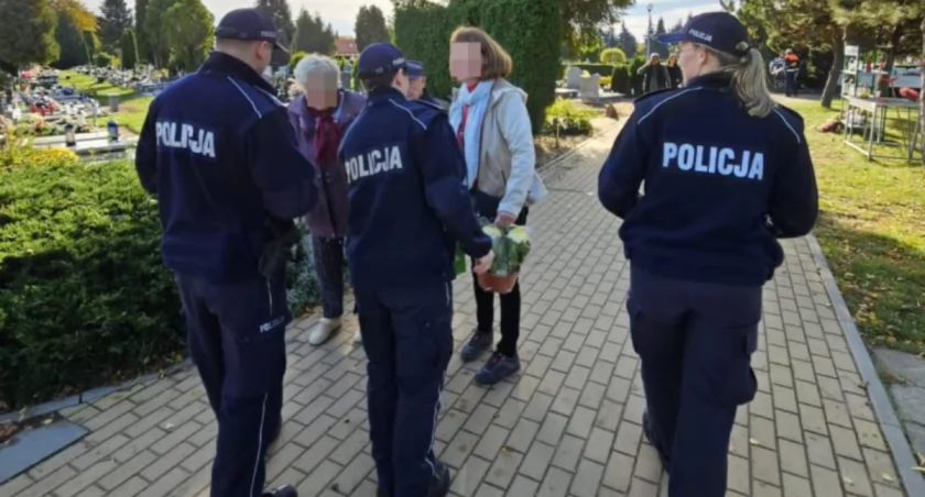 Na cmentarzu można porozmawiać o bezpieczeństwie