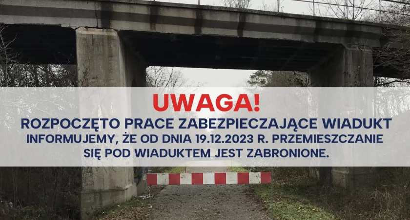 Urzędnicy apelują: przechodzenie pod wiaduktem jest zabronione