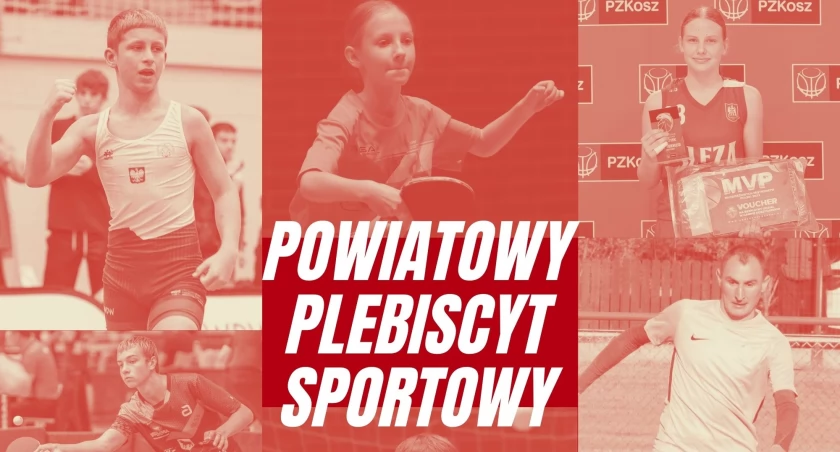 POWIATOWY PLEBISCYT SPORTOWY: Głosowanie na najpopularniejszego sportowca powiatu 2023