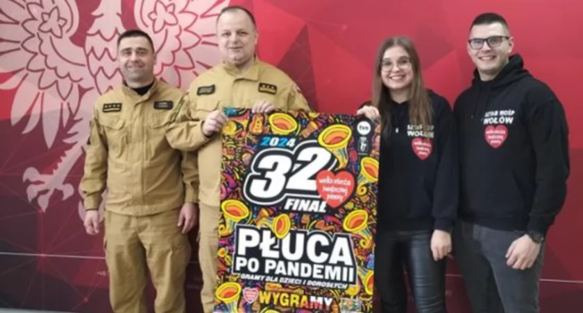 Strażacy z Wołowa grają z WOŚP