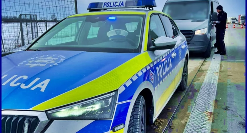 Pojechał korytarzem życia, bo mu się spieszyło