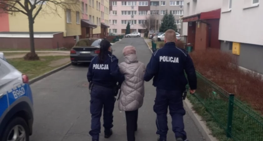 Zagubiona 97-latka błyskawicznie odnaleziona przez policjantów