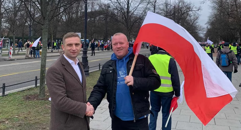 Rolnicy z naszego regionu protestowali dzisiaj w stolicy 