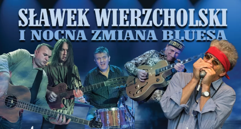Koncert Sławka Wierzcholskiego i Nocnej Zmiany Bluesa w Wołowie