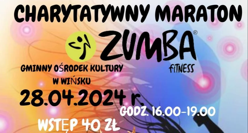 Zapraszają na charytatywny maraton zumby