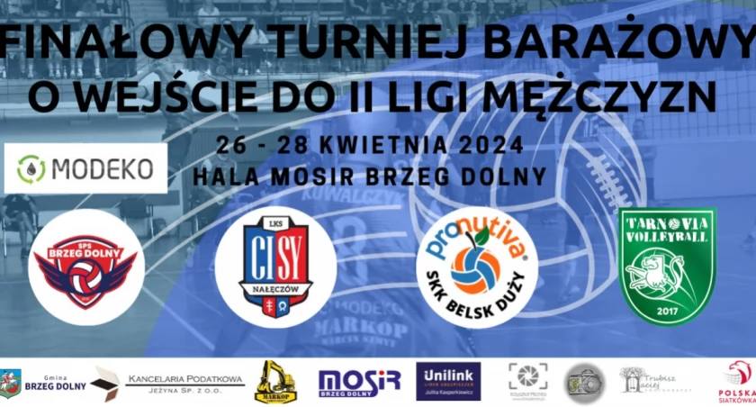 Dolnobrzescy siatkarze będą walczyć o awans do II. Ligi! Do Brzegu Dolnego przyjadą ekipy z całej Polski