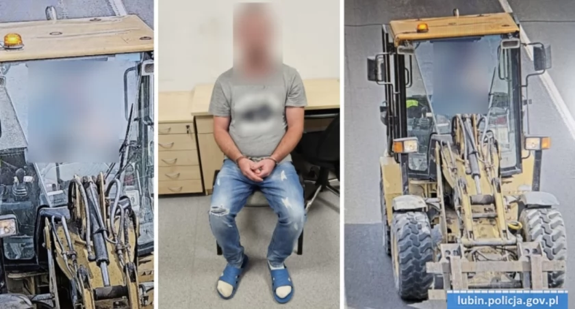 Dwie skradzione koparki odzyskane w kilka godzin