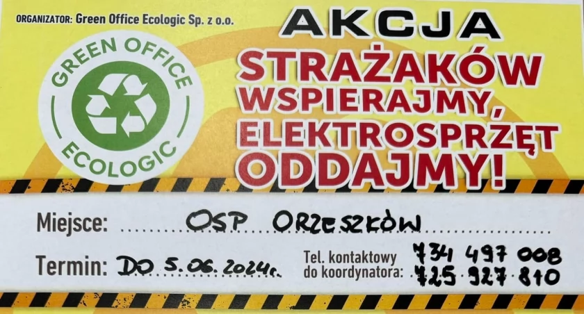 Oddaj elektrośmieci i wspomóż strażaków