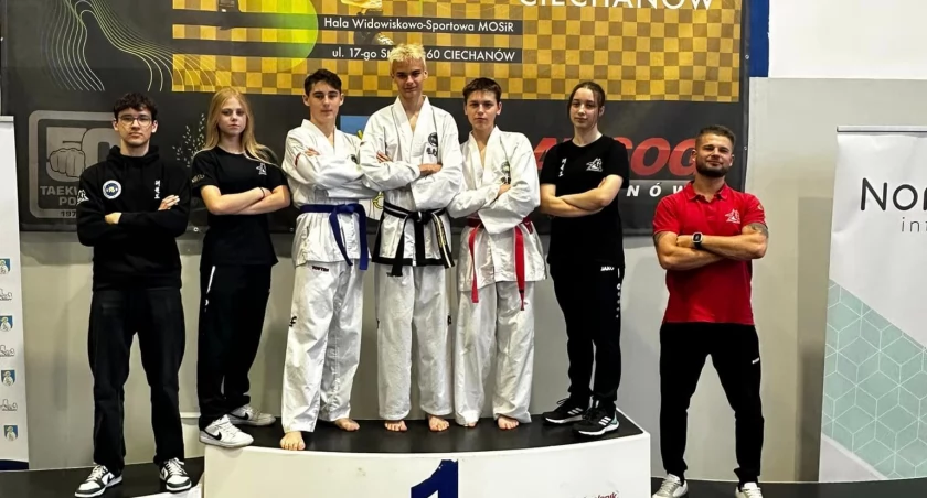 Cztery medale Mistrzostw Polski taekwondzistów z Brzegu Dolnego