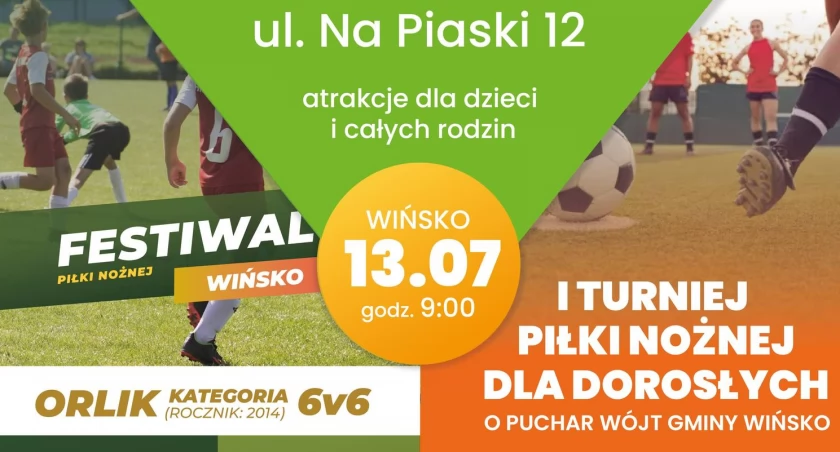 Festiwal Piłki Nożnej dla dzieci i dorosłych w Wińsku