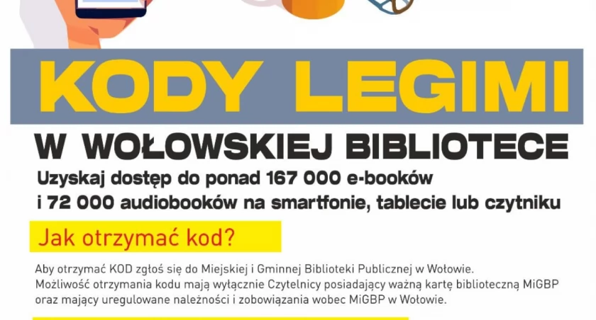 Kody legimi w wołowskiej bibliotece