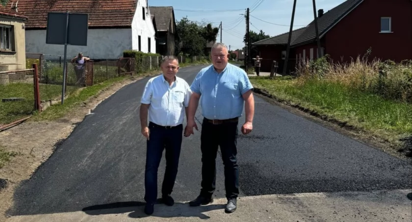 Droga w Gródku doczekała się prac remontowych