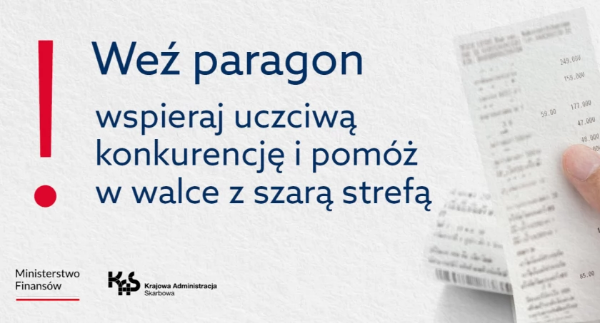 Weź paragon – wspieraj uczciwą konkurencję i pomóż w walce z szarą strefą