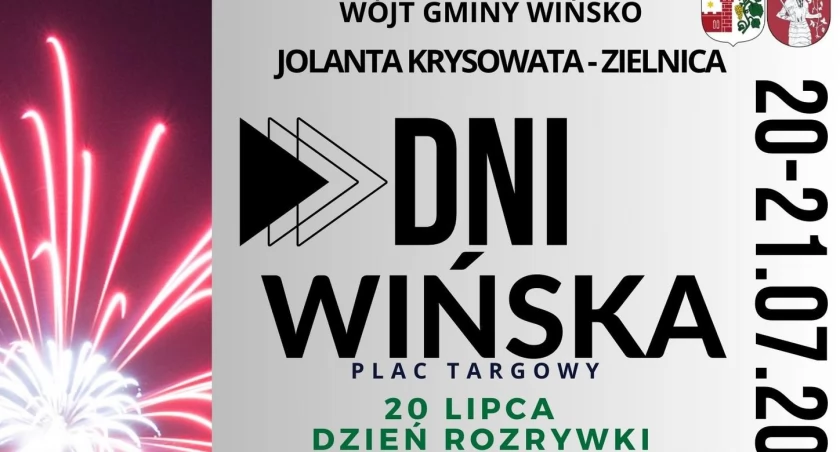 Dni Wińska już w lipcu. Zobacz pełny program wydarzenia
