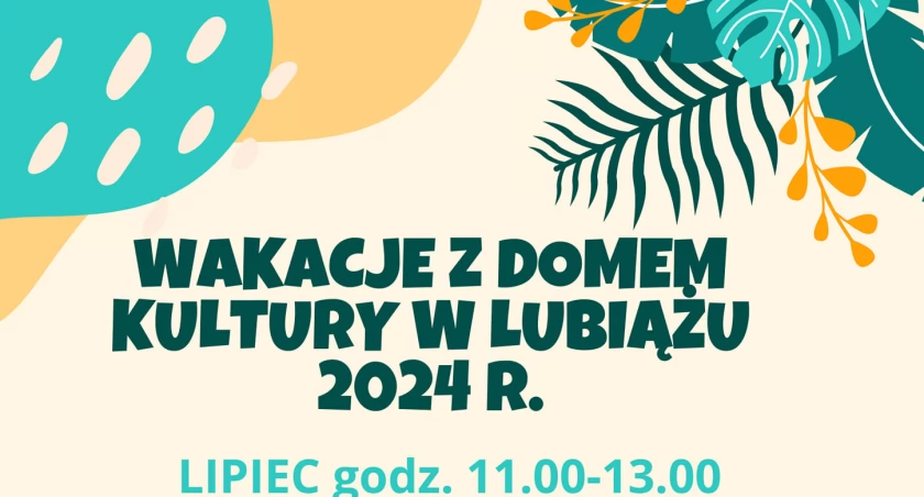 Wakacje z Domem Kultury w Lubiążu. Znamy szczegółowy program