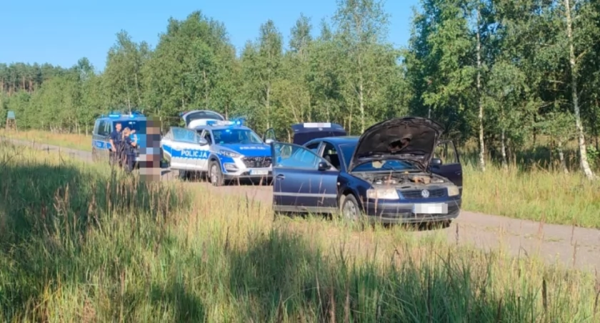 Na zakazie i z narkotykami. Został zatrzymany przez policję