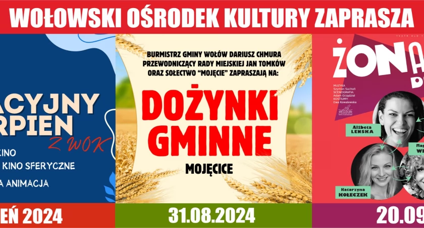 Sierpniowe atrakcje w Wołowskim Ośrodku Kultury 