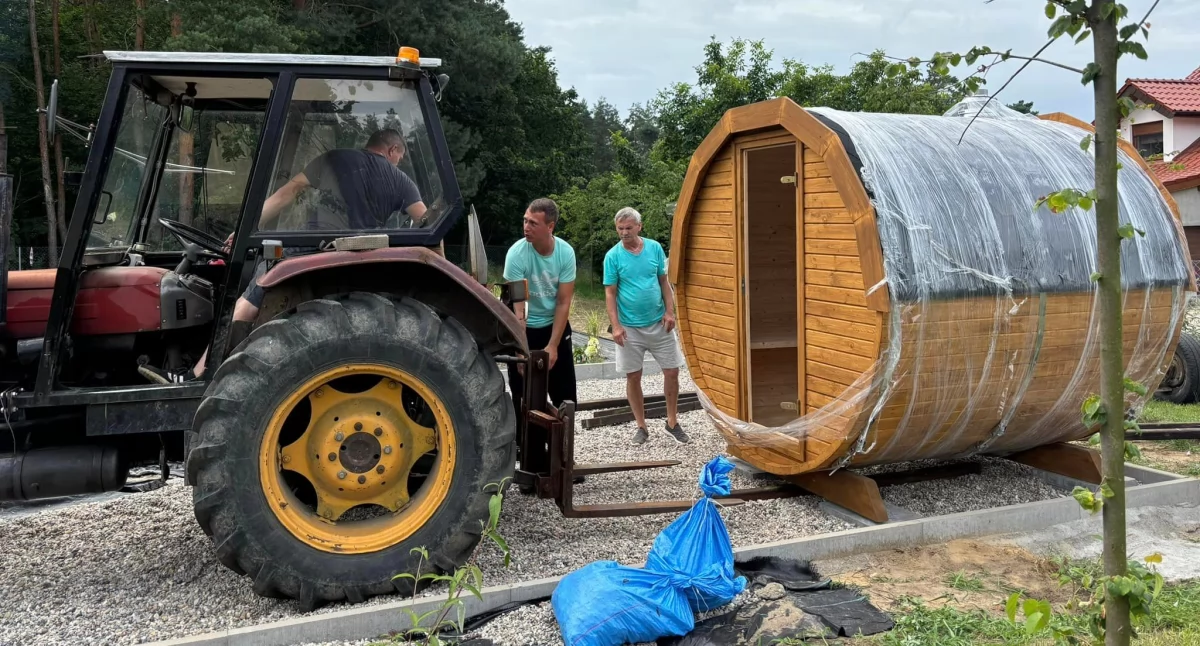 Ekologiczna sauna stanęła w Żerkowie - wsi świadomych ludzi [ZDJĘCIA]