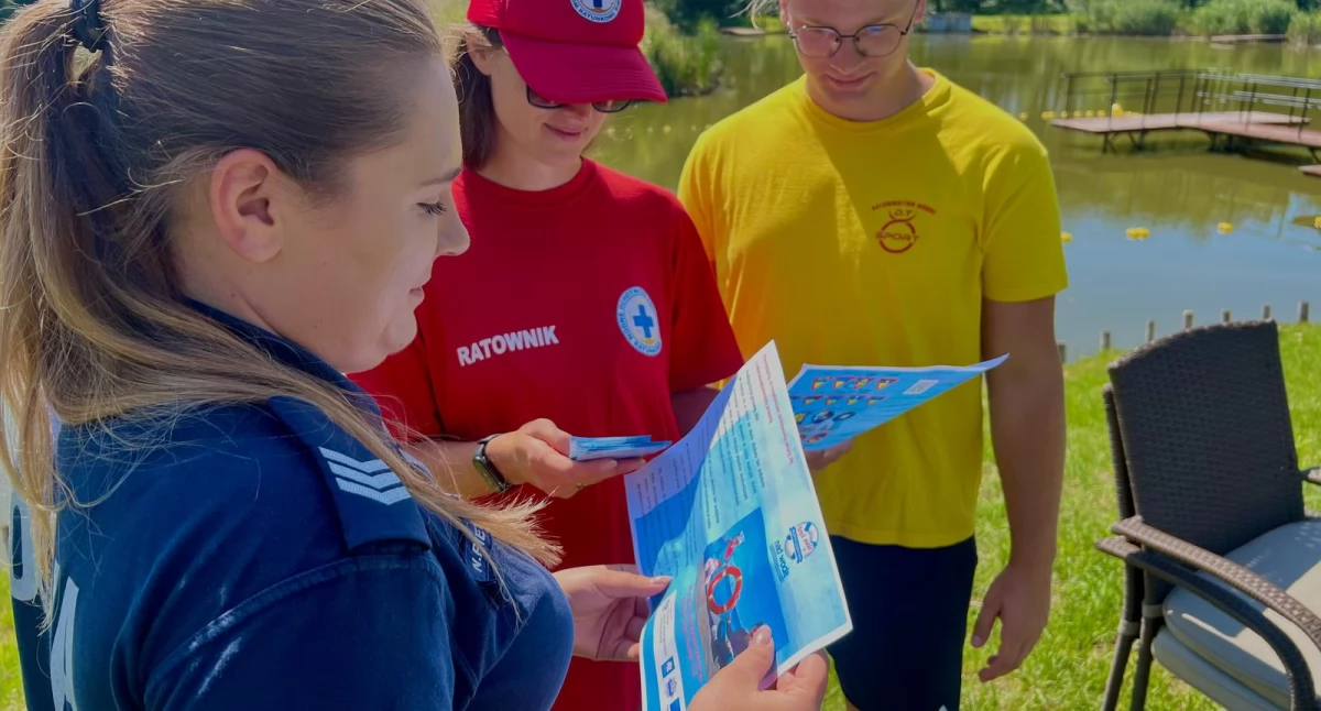Bezpieczne wakacje 2024. Trwa akcja wołowskiej policji