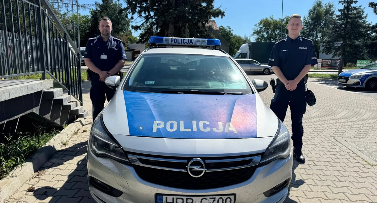 Dzięki szybkiej reakcji policji udało się uratować życie mężczyzny