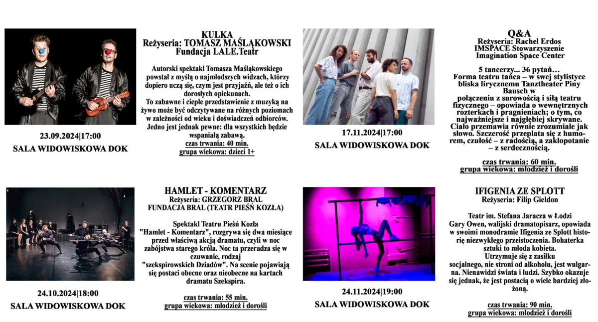 16. edycja Teatr Polska 2024 w Brzegu Dolnym