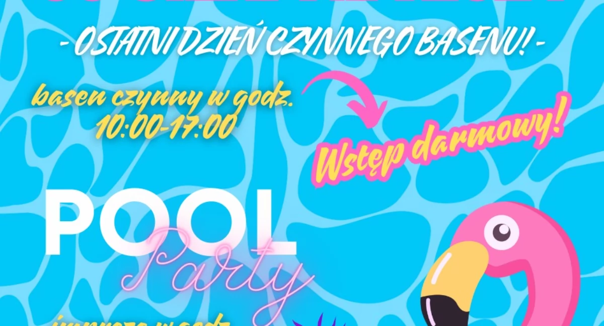 Już dziś impreza Pool Party na wołowskim basenie 
