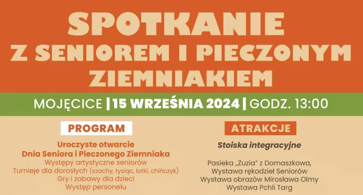 Przed nami spotkanie z seniorami i...pieczonym ziemniakiem