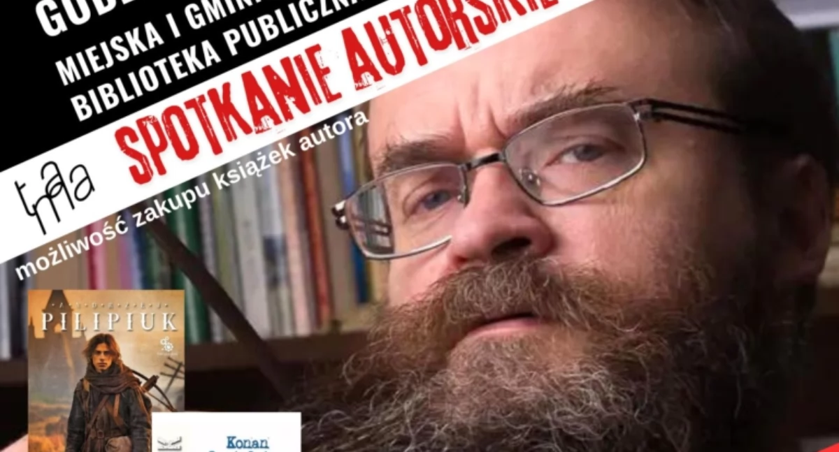 Andrzej Pilipiuk spotka się z czytelnikami w Brzegu Dolnym