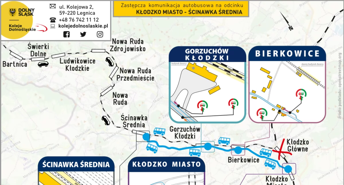 Plan sieci KD - 24 września