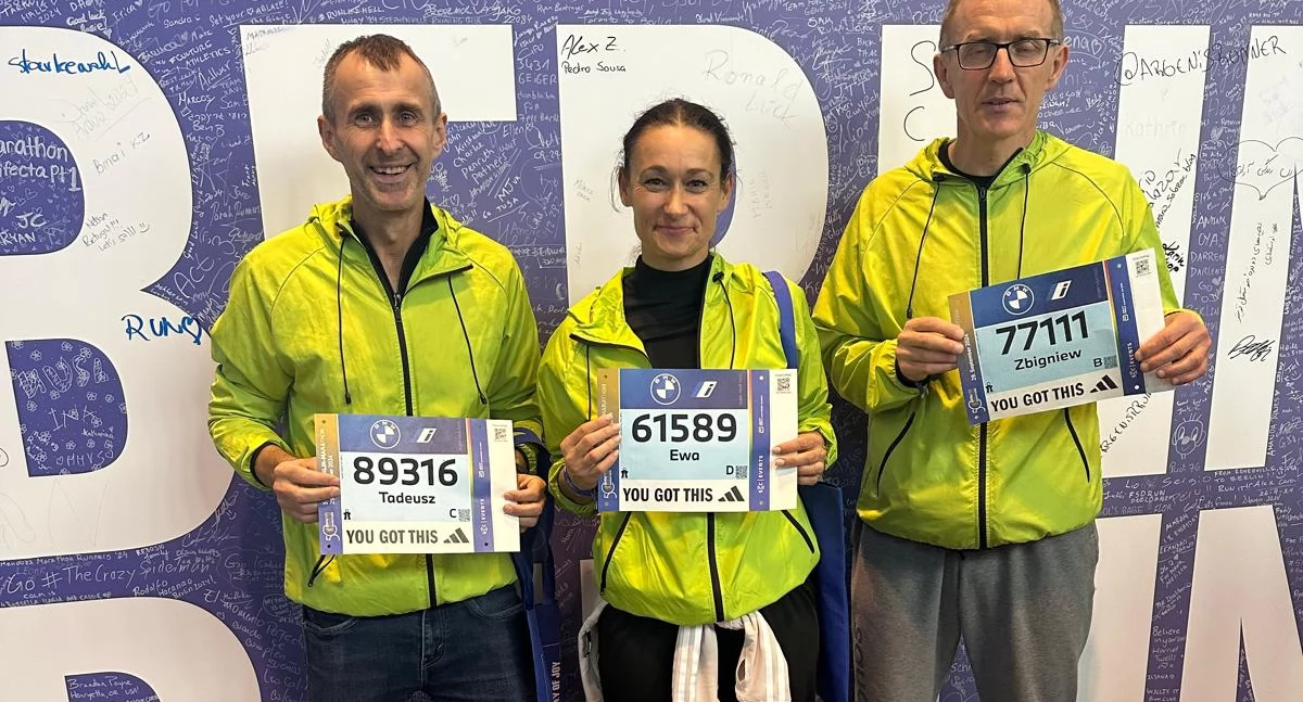 Nasi biegacze na maratonie w Berlinie