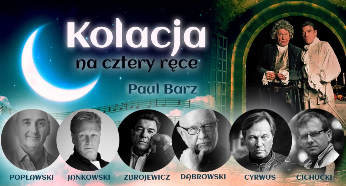 Kolacja na cztery ręce. Spektakl teatralny w Wołowie