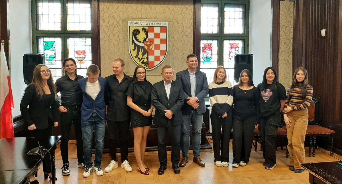 Pożegnanie radnych Młodzieżowej Rady Powiatu Wołowskiego