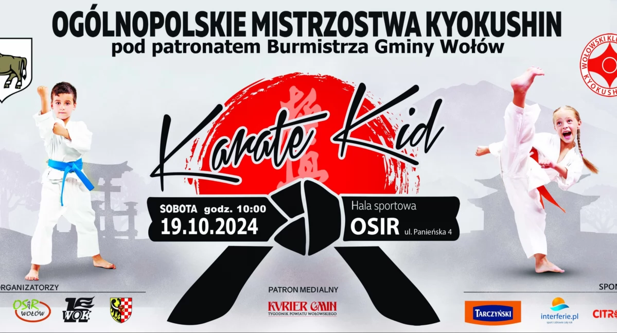 Ogólnopolskie Mistrzostwa Kyoukushin już jutro w Wołowie