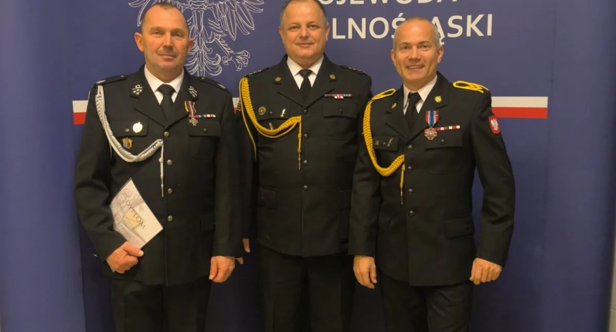 Odznaczenia dla strażaków z powiatu wołowskiego