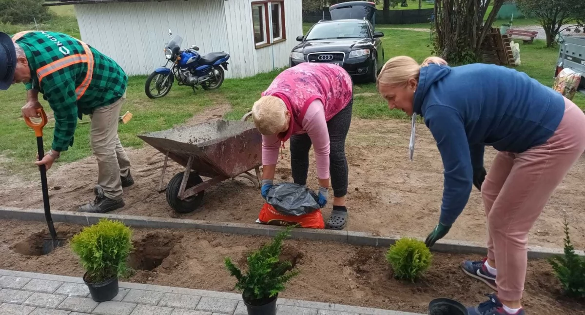 Doposażony plac zabaw w Miłczu