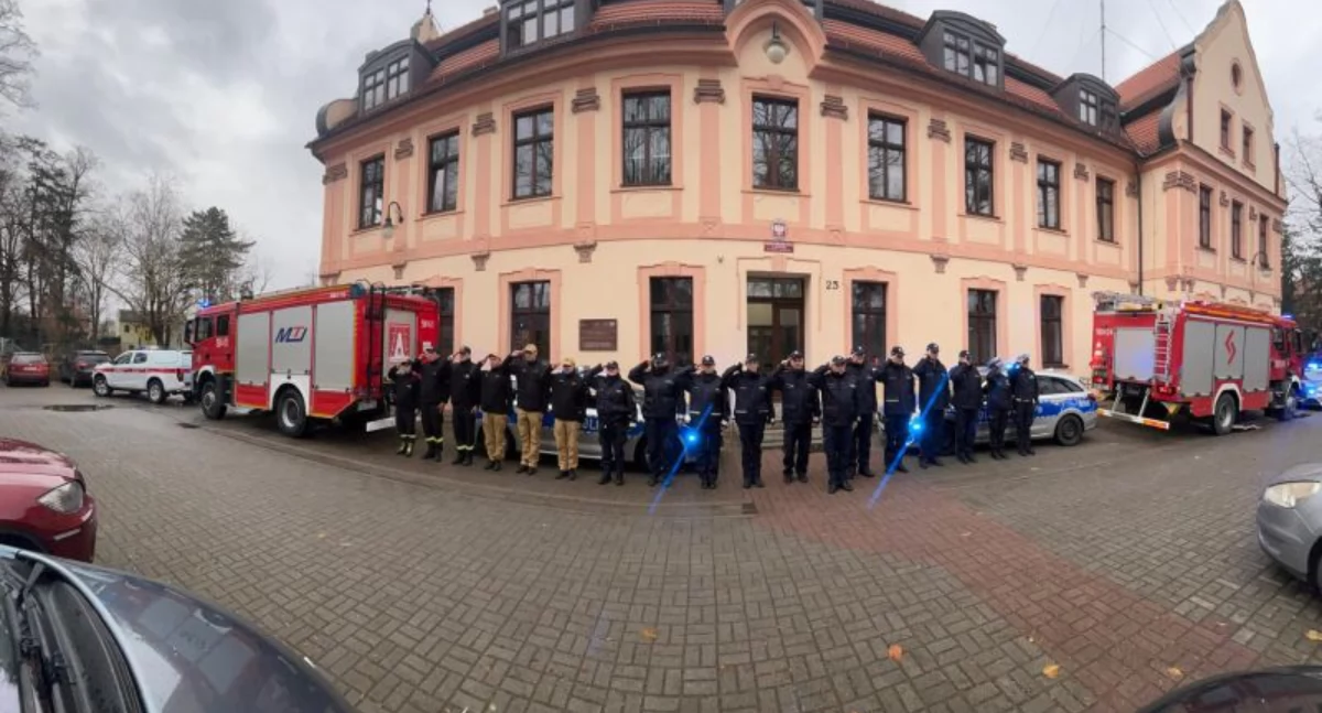 Nasi policjanci oddali hołd swojemu koledze!