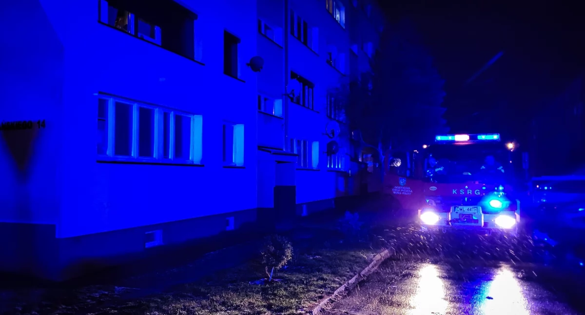 Czujka tlenku węgla uratowała życie mieszkańcom