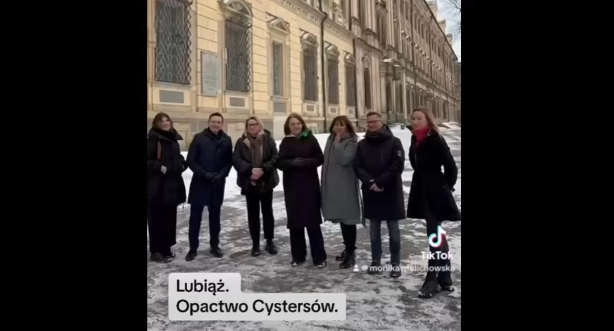 Lubiąż odwiedziła Minister Kultury i Dziedzictwa Narodowego. Prace renowacyjne mają być kontynuowane