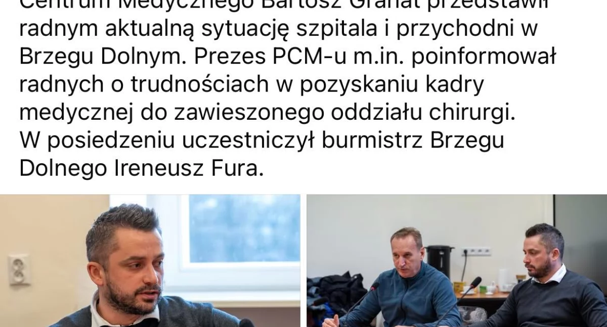 Spotkanie radnych Brzegu Dolnego z prezesem PCM – brak szczegółów budzi kontrowersje