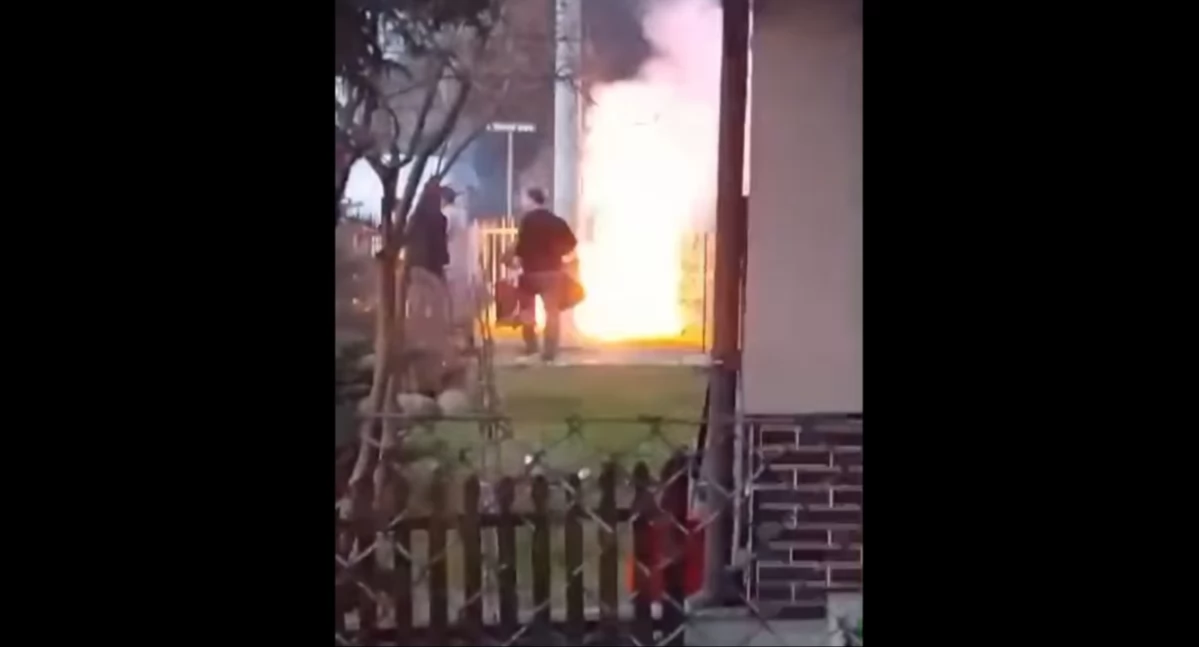 Awaria prądu na ul. Zielonej w Wołowie