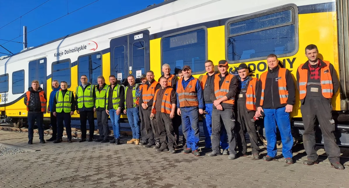 16,5 km nowych kabli w pociągu — Koleje Dolnośląskie po pierwszym przeglądzie P4