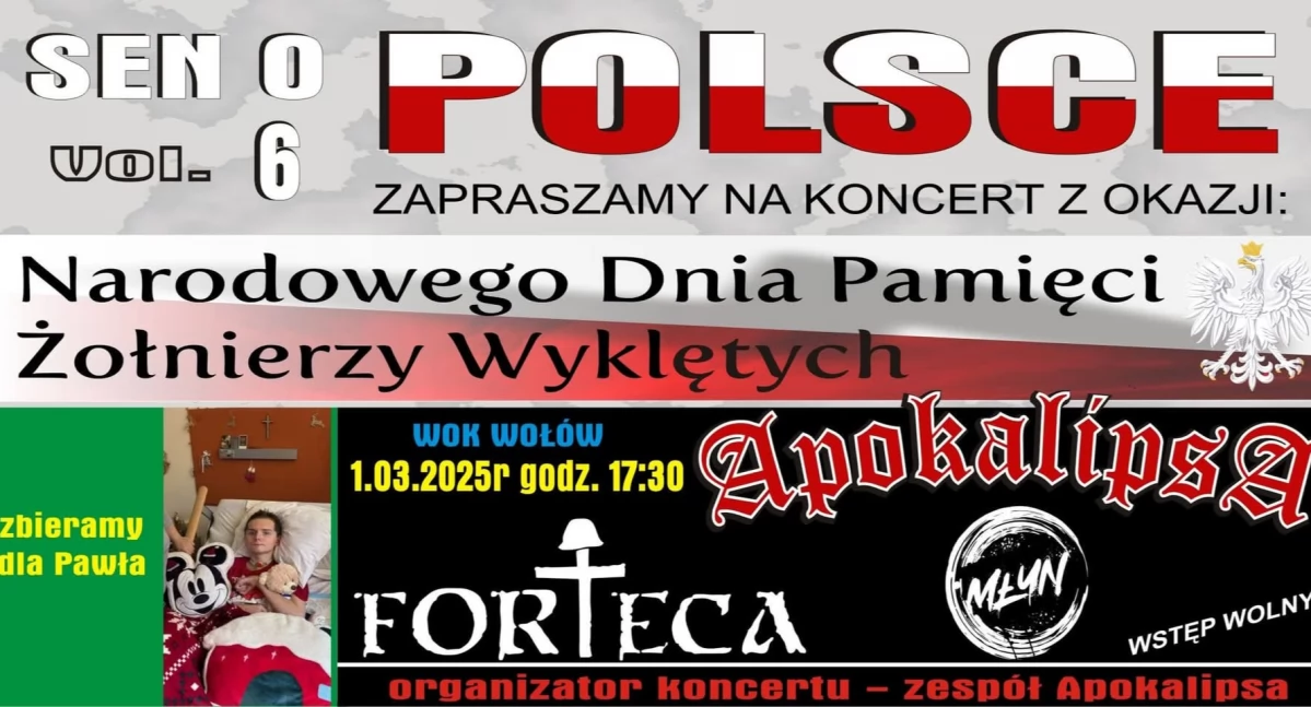 Zagrają charytatywnie dla Pawła