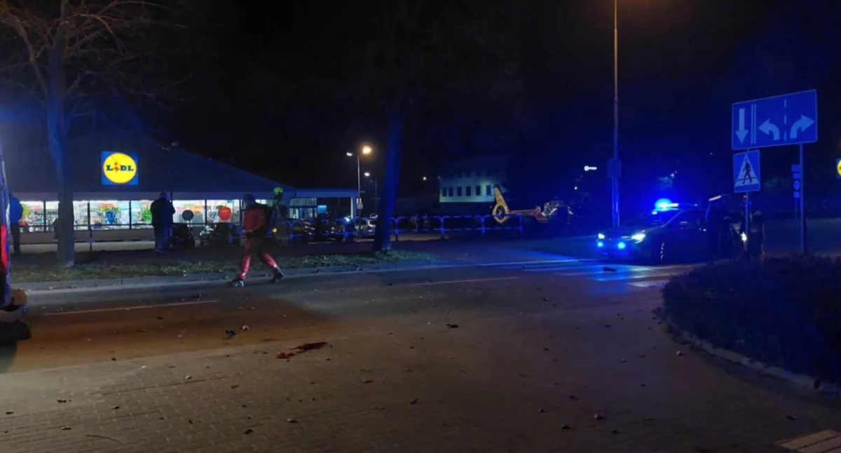 Pilne! Potrącenie pieszego w Brzegu Dolnym
