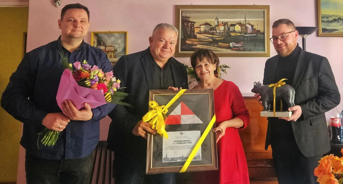 Podziękowania dla Stanisławy Gibek