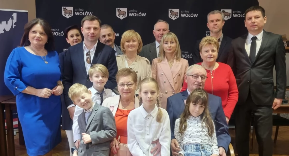 Złote Gody w Urzędzie Miejskim w Wołowie – 50 lat miłości i wzajemnego szacunku