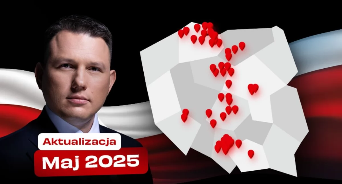 Sławomir Mentzen w Wołowie. Spotkanie z kandydatem na prezydenta już 1 maja na rynku