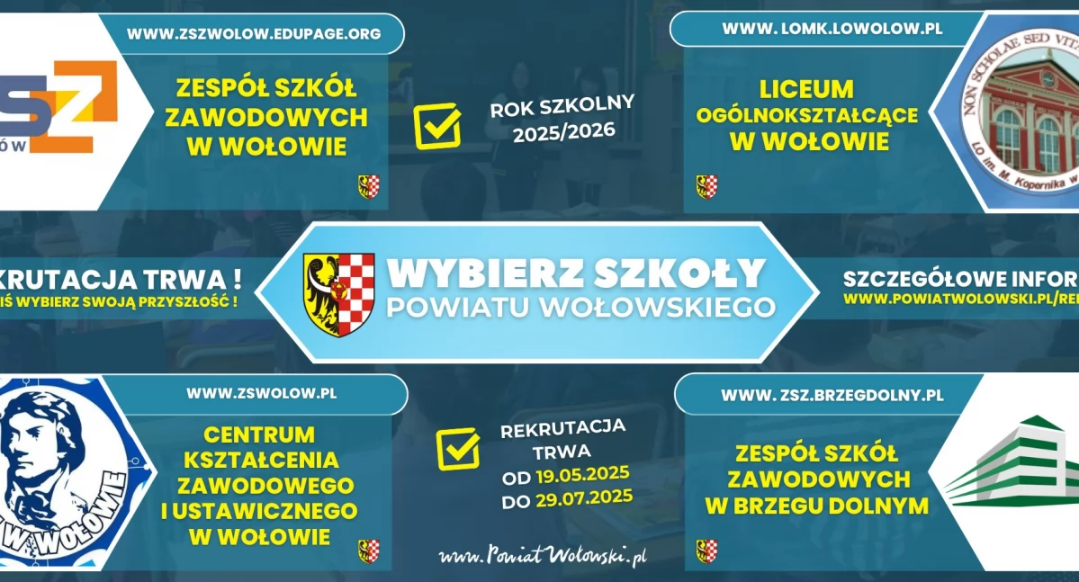 Rusza rekrutacja do szkół średnich w Powiecie Wołowskim