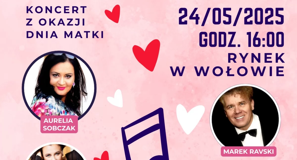 Koncert z okazji Dnia Matki na wołowskim rynku już w sobotę
