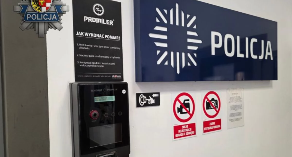 Ogólnodostępny alkomat w wołowskiej komendzie – sprawdź trzeźwość przez całą dobę