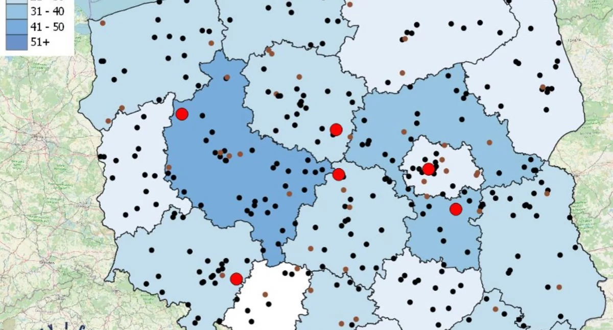 Tragiczna mapa polskich dróg – codzienny raport o wypadkach śmiertelnych
